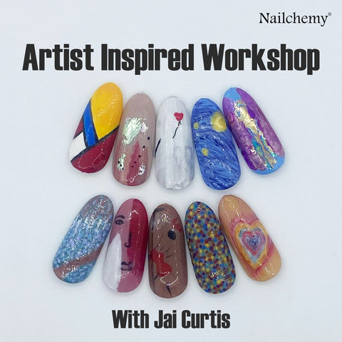 ONLINE Art Inspired Nail Art Workshop with Jai Curtis