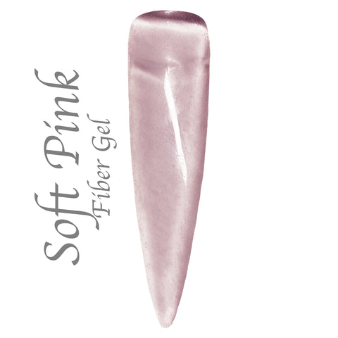 Soft Pink - Soak Off Fiber Gel - 15ml