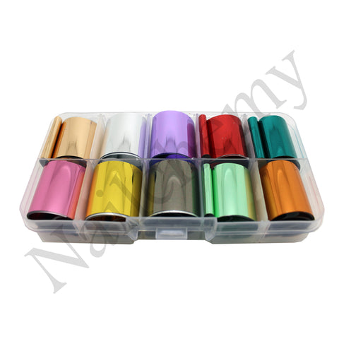 Metallic Foils - 10 x Colours
