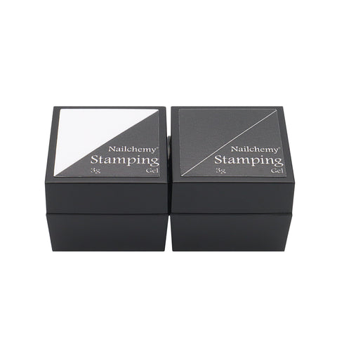 Artisan Painting & Stamping Gel Paint - Black & White Duo
