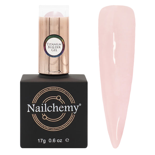 NEW HEMA FREE Blush Pink - Titanium - Soak Off Builder Gel - 17g