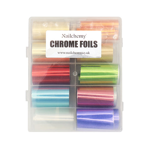 Chrome Foils- 10 x Colours