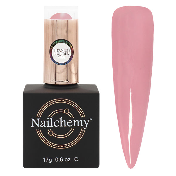 NEW HEMA FREE - Cover Pink - Titanium - Soak Off Builder Gel - 17g
