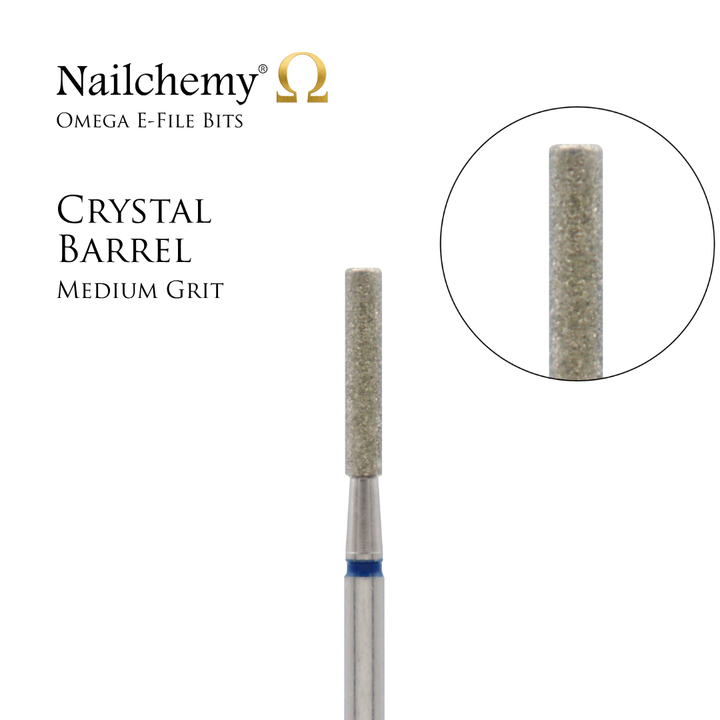 Crystal Barrel Medium Grit E-File Bit – Diamond-Coated – Nailchemy ...