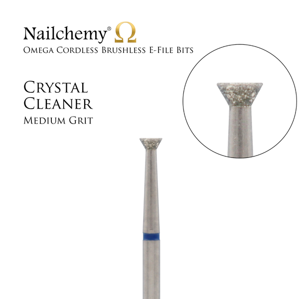 Crystal Cleaner – Medium (Blue Band) – Diamond E-File Bit – Nailchemy