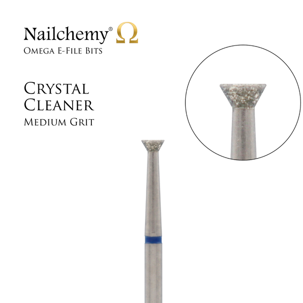 Crystal Cleaner – Medium (Blue Band) – Diamond E-File Bit – Nailchemy
