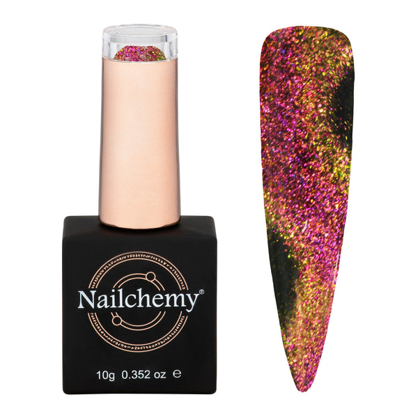 Last Dance  - Masquerade Collection - Chameleon Flake CAT EYE HEMA FREE Gel Polish