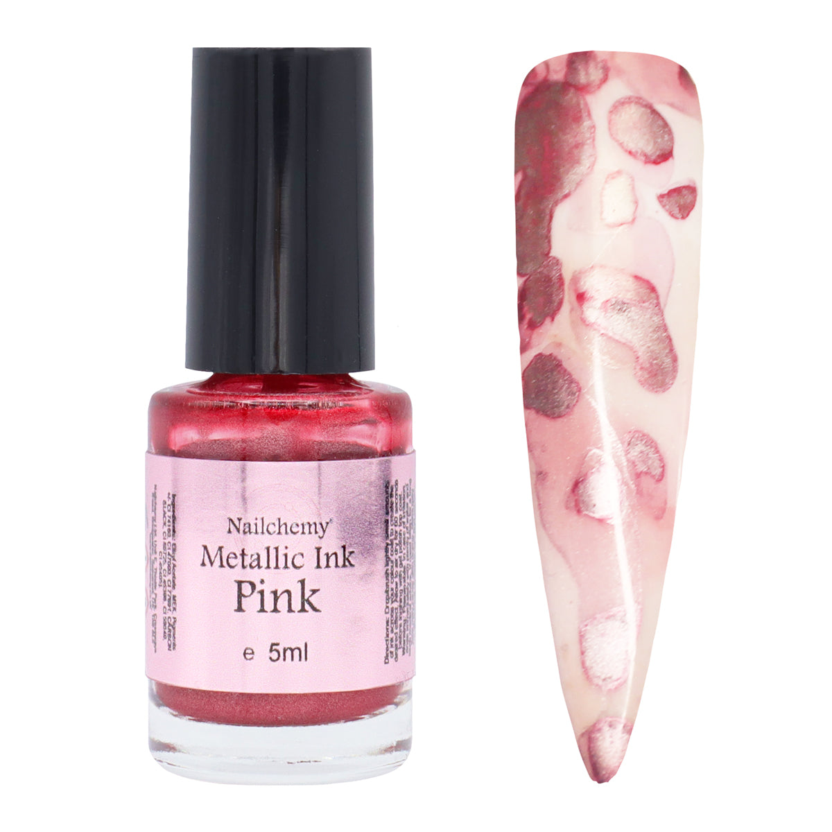 Metallic Ink - Pink - 5ml – Nailchemy Limited