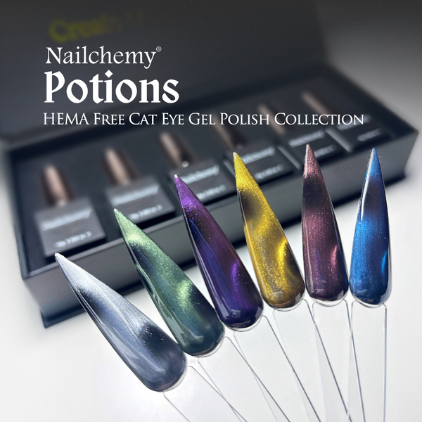 Nailchemy Potions HEMA Free Gel Polish Collection - Magnetic Cat Eye - Full Set