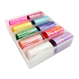 Rainbow Petrol Foils- 10 x Colours