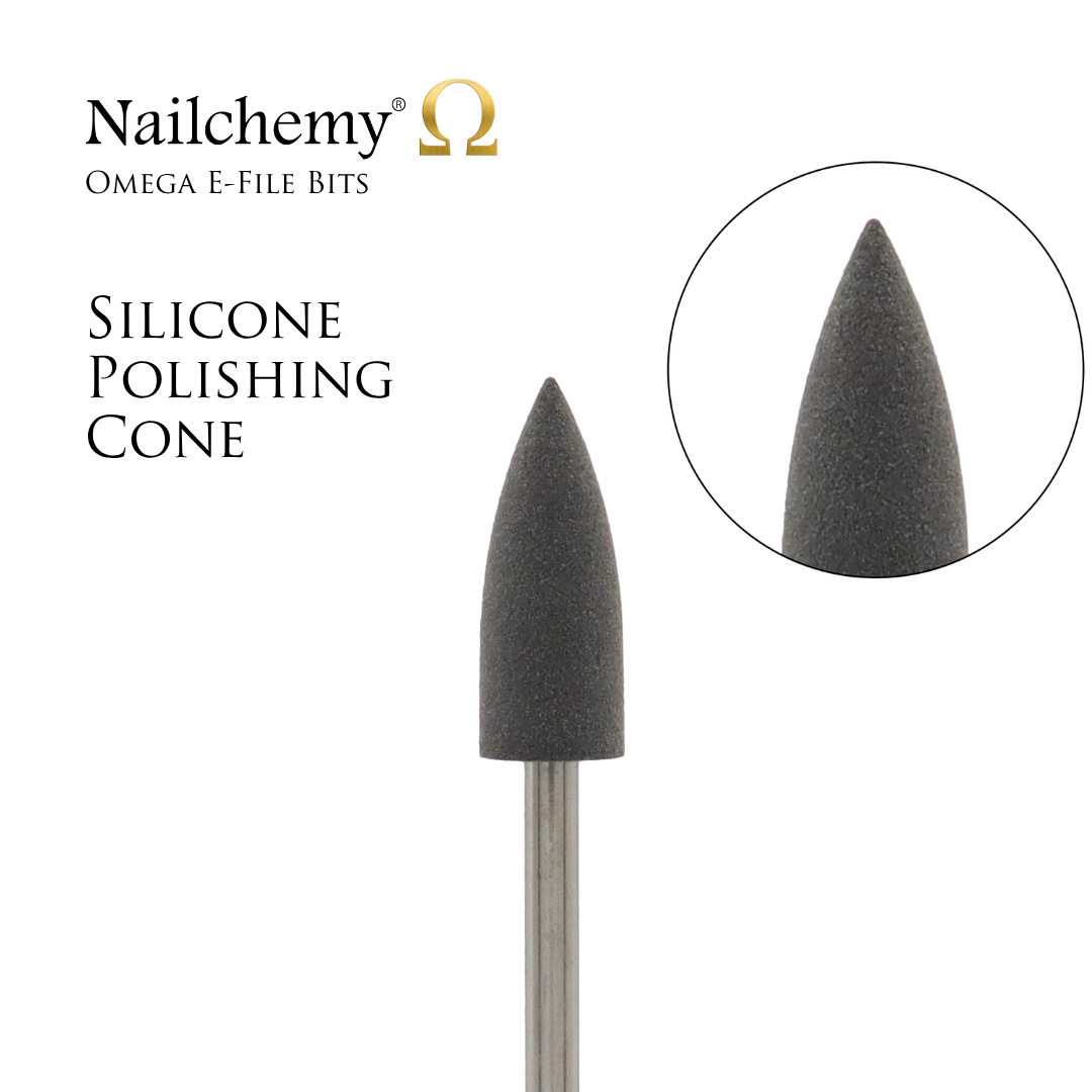 Silicone Polishing Cone Bit – Fine | Nailchemy E-File Skin Refinement ...
