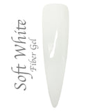Soft White - Soak Off Fiber Gel - 15ml