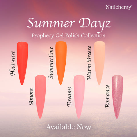 Summer Dayz Prophecy Gel Polish Collection HEMA FREE