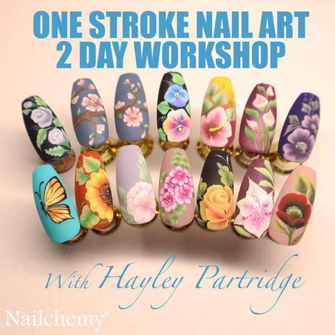 One Stroke Nail Art 2 Day Workshop - with Hayley