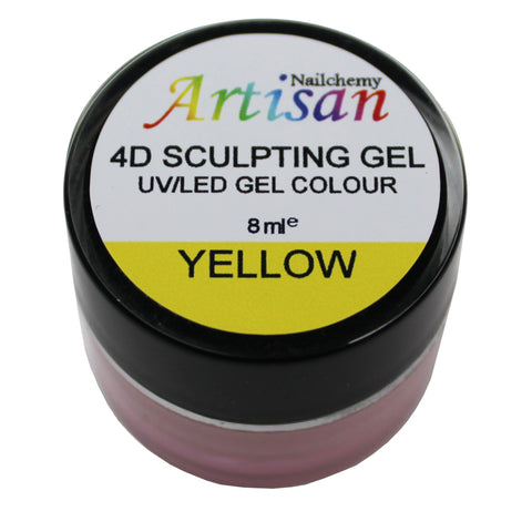 Artisan 4D Sculpting Gel - Yellow 8ml