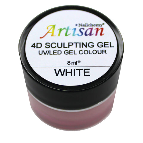 Artisan 4D Sculpting Gel - White 8ml