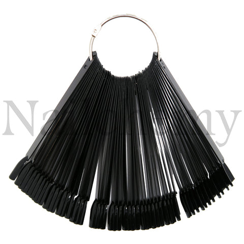 50 x Black sample sticks (with ring)