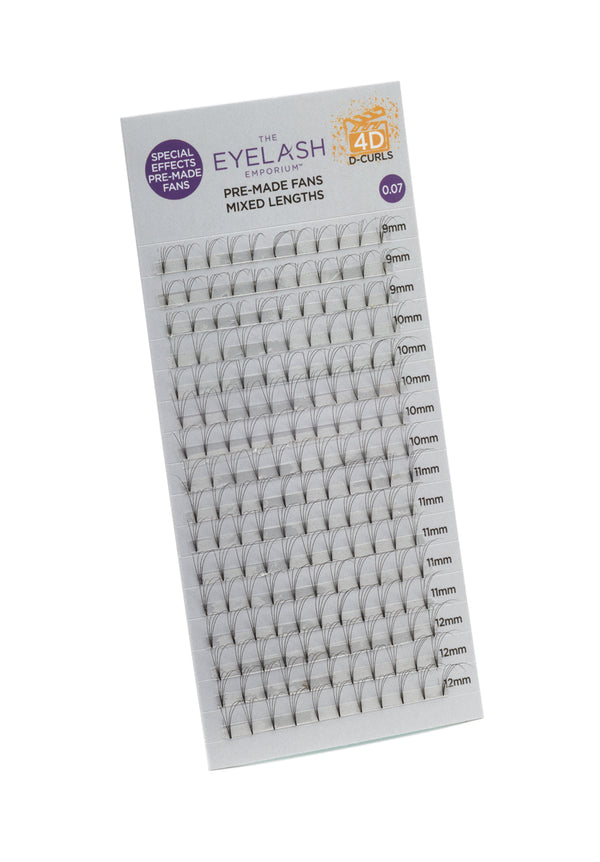 D-Curl 4D Pre-Made Fan Lashes - Eyelash Emporium