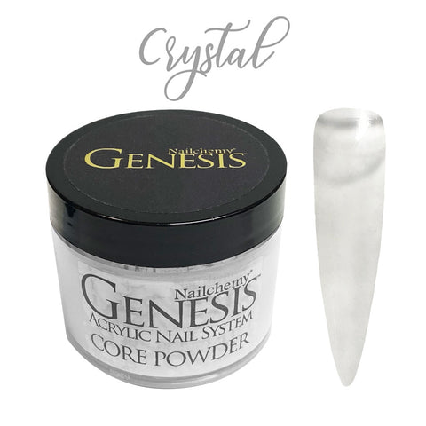Crystal - Core Powder - Genesis Acrylic Nail System