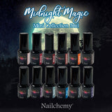 Midnight Magic - Soak Off Gel Polish - Full Set