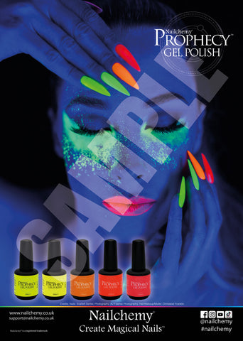 A3 Poster - Prophecy Gel Polish Neons