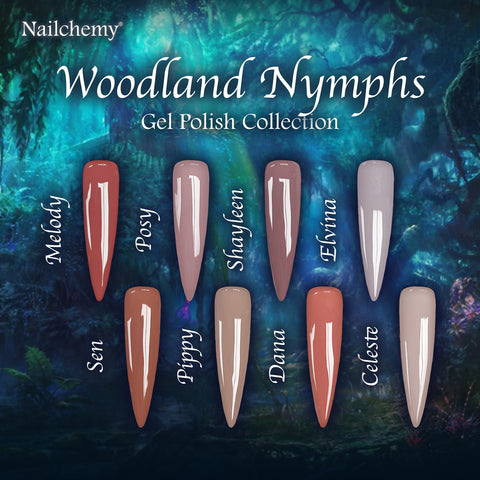 Woodland Nymphs Collection - Soak Off Gel Polish - Full Set 5ml