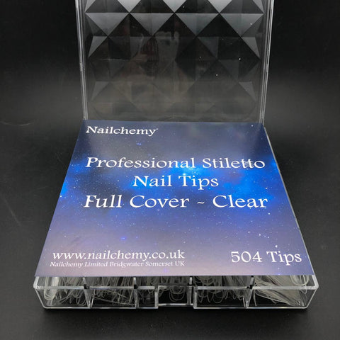 Professional Nail Tips - Full Cover Stiletto