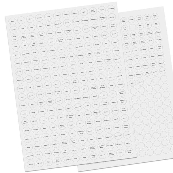 Colour Label Sheets