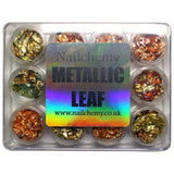 Metallic Foil Leaf - 12 x Colours