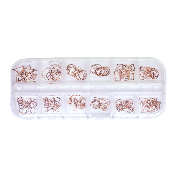 Nail Art Metal Trinkets - Various Colours