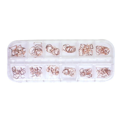 Nail Art Metal Trinkets - Various Colours