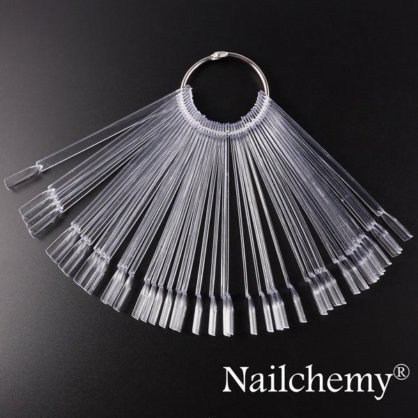 50 x Clear sample sticks (with ring) – Nailchemy Limited